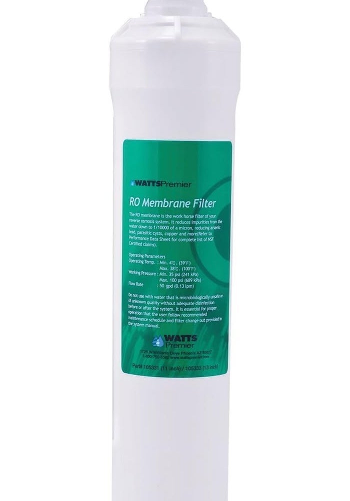 Watts Premier WP105331 RO Pure Reverse Osmosis Water Filter Replacement Kit - 50 GPD, Green - Image 1